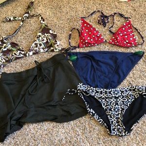 Lot target size small bikinis